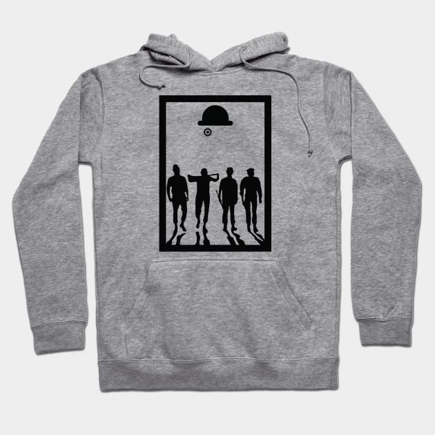 A Clockwork Orange Frame Movie Silhouette Hoodie by Rebus28